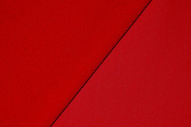 Cieplejsza dzianina funkcjonalna w kolorze czerwonym MO43632