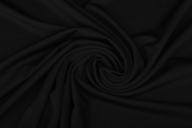 Dzianina kostiumowa w kolorze czarnym 0640/999