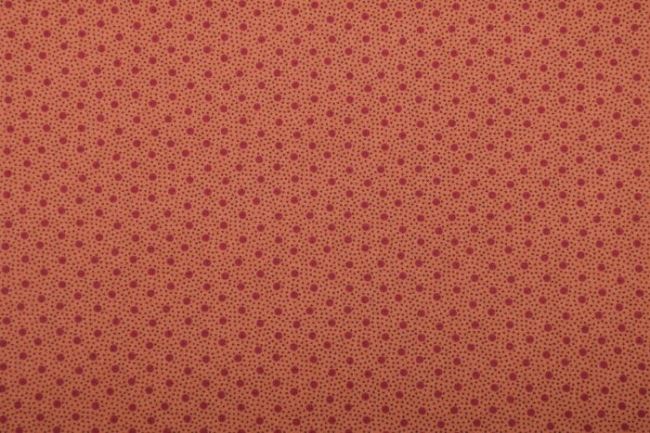 Amerykańska bawełna na patchwork z kolekcji Spice it up rdzawa w kropki 38056-14
