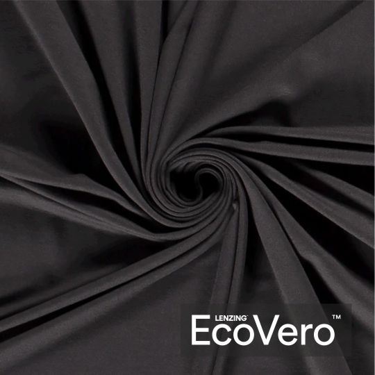 Dzianina wiskozowa Eco Vero w kolorze ciemnoszarym 18500/068