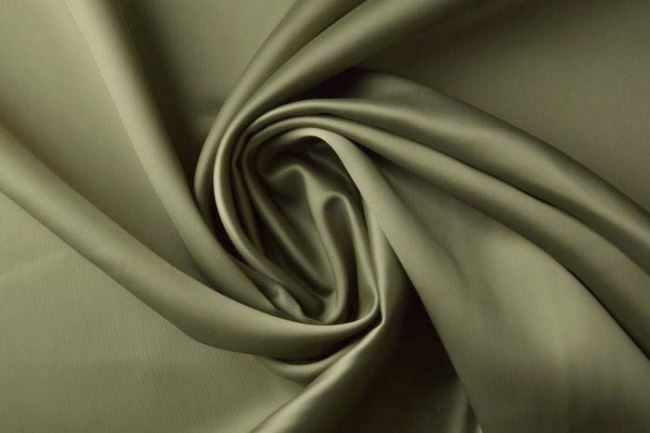Satyna gorsetowa w kolorze khaki 0833/215