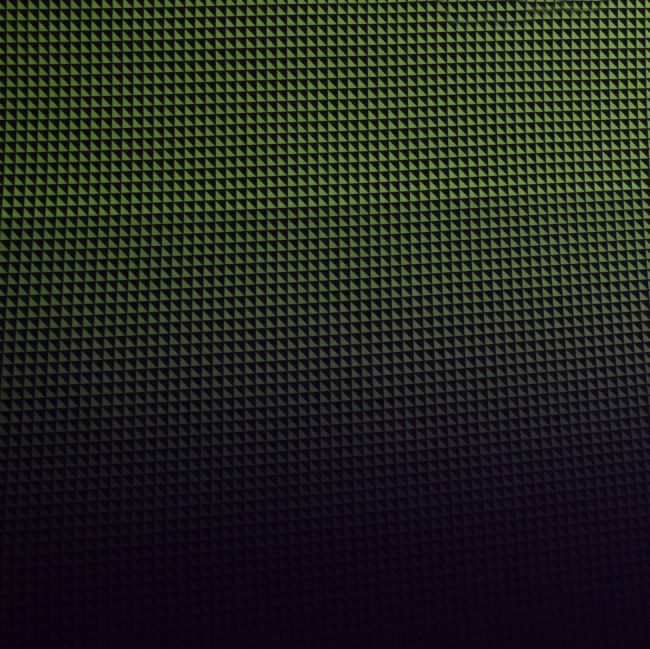 Ortalion w kolorze czarnym i zielonym z geometrycznym wzorem DEC0070