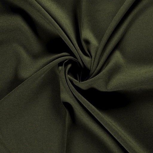Recyklowana i ekologiczna dzianina dresowa drapana w kolorze khaki melanż 14452/063