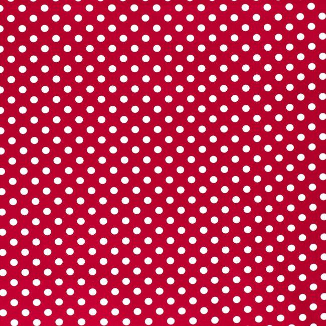 Dżins w kolorze czerwonym z kropkami 13233/015