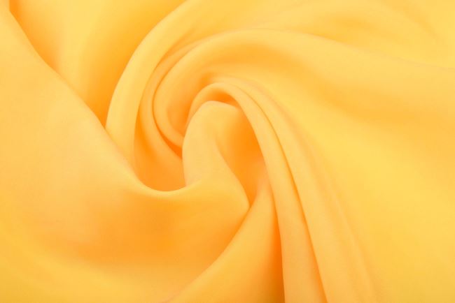 Cupro w kolorze żółtym z aksamitną powierzchnią QT012