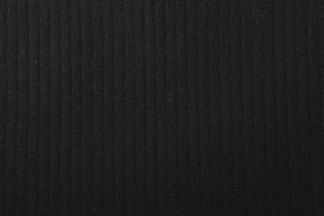 Tkanina płaszczowa czarna w paski 12112