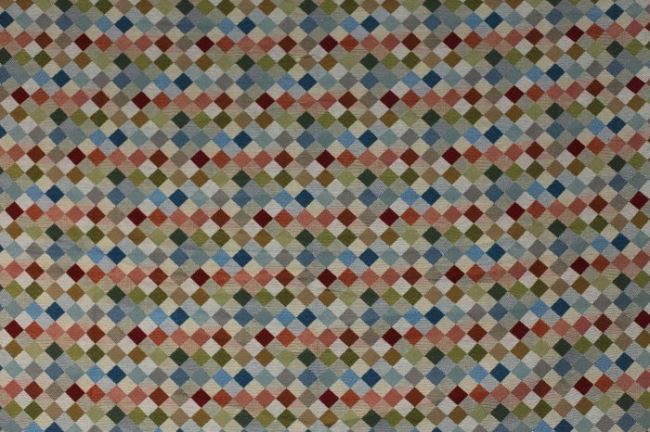 Tkanina dekoracyjna z geometrycznym wzorem 1007/015