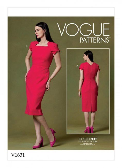 Wykrój Vogue na sukienkę damską w wielkości 40-48 V1631-E5