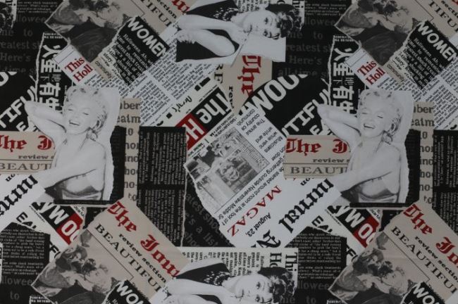 Tkanina dekoracyjna z motywem Marilyn Monroe 1187/050