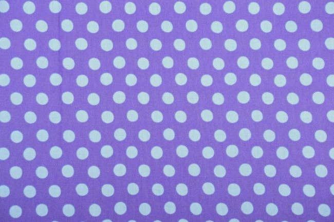 Amerykańska bawełna na patchwork z kolekcji Free Spirit fioletowa w kropki PWGP070