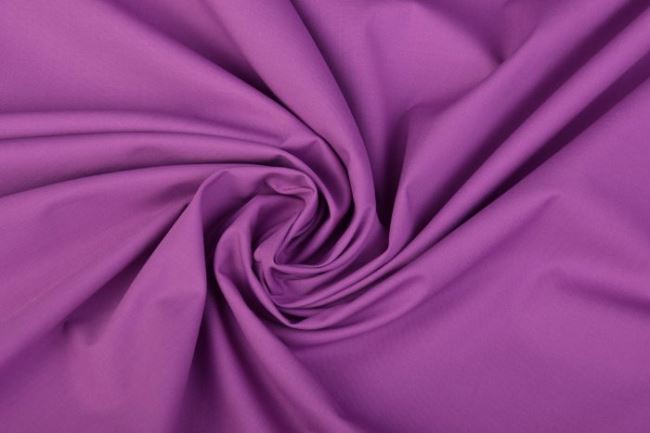 Tkanina bawełniana elastyczna w kolorze fioletowym B443/85