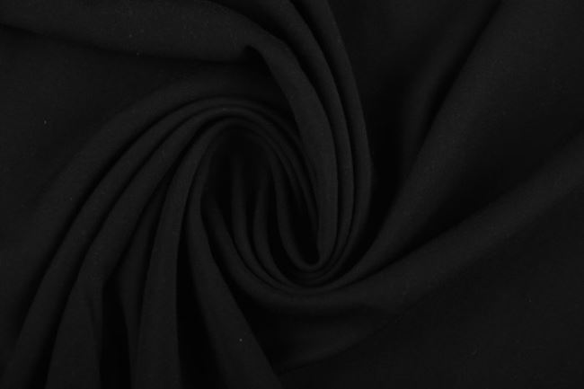 Naturalna tkanina z bambusowym włóknem w kolorze czarnym 131.170/5001