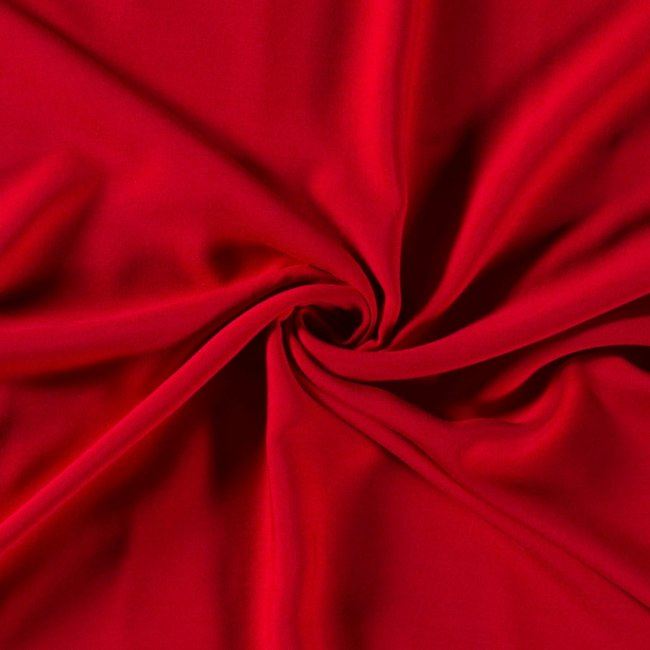 Tkanina wiskozowa w kolorze czerwonym 14299/015