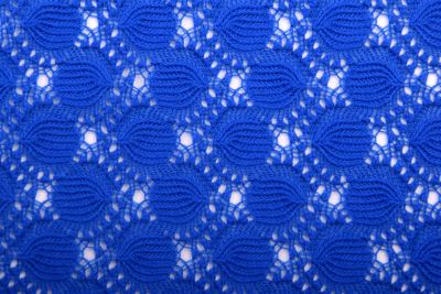 Koronka w kolorze chabrowym PAR1144