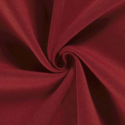 Dzianina dresowa z misiem w kolorze bordowym 05650/019 (2)
