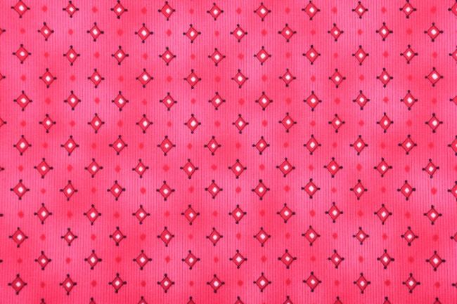 Amerykańska bawełna do patchworku różowa ze wzorem ornamentu 199PYOPM/33