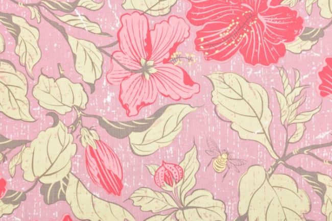 Amerykańska bawełna do patchworku z kwiatami 199PYOPM/132