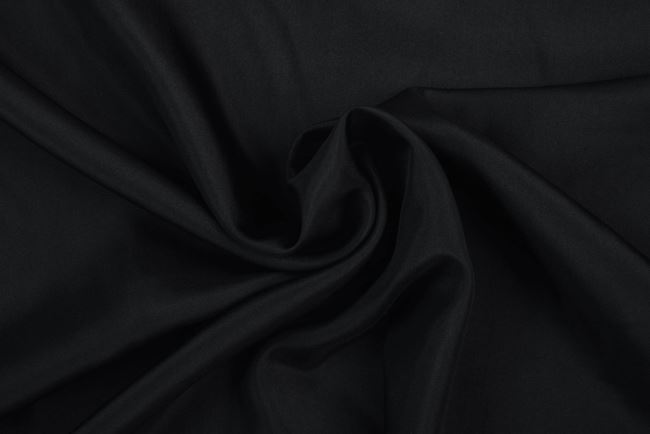 Luksusowy jedwab w kolorze czarnym z połyskiem MAR027