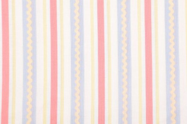 Amerykańska bawełna do patchworku kremowa z paskami 199PYOPM/67