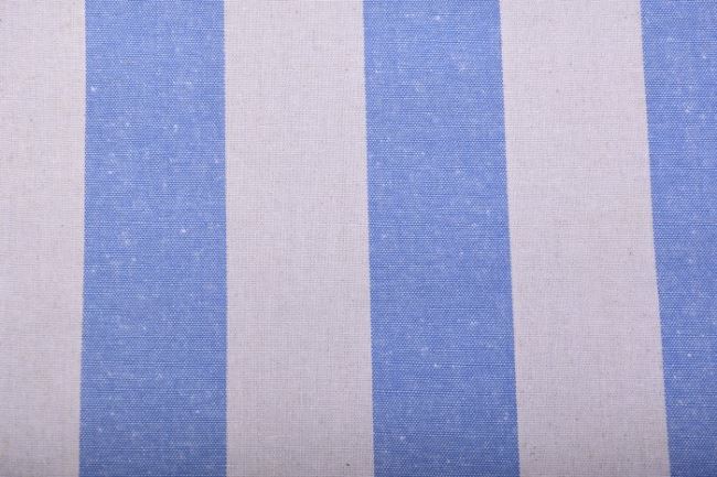Kanwa w beżowo-niebieskie pasy 04104/003