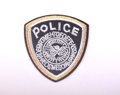 Naszywka do prasowania z napisem POLICJA TH360