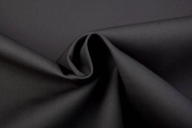 Diagonal bawełniany Gabardyna w kolorze ciemnoszarym TI585