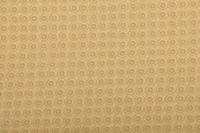 Amerykańska bawełna do patchworku beżowa z mozaikowym wzorem 199PYOPM/10