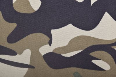 Elastyczny denim z wzorem kamuflażowym 0864/210 (1)
