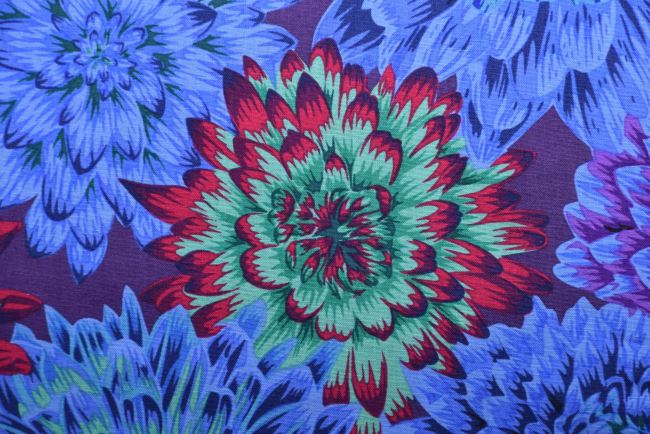 Amerykańska bawełna na patchwork z kolekcji Stash od Kaffe Fassett PWPJ101.BLUE