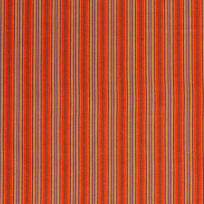 Tkanina indiańska z pomarańczowymi ozdobnymi paskami 13152/017
