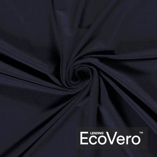 Dzianina wiskozowa Eco Vero w kolorze granatowym 18500/008