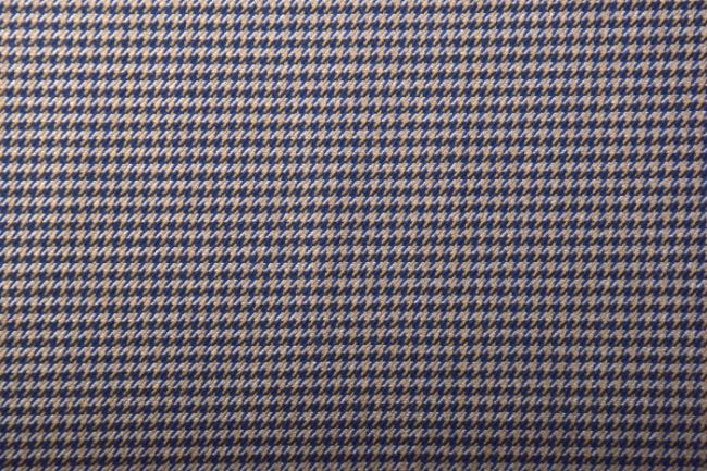 Kostiumowa tkanina z tkanym wzorem 17412/999