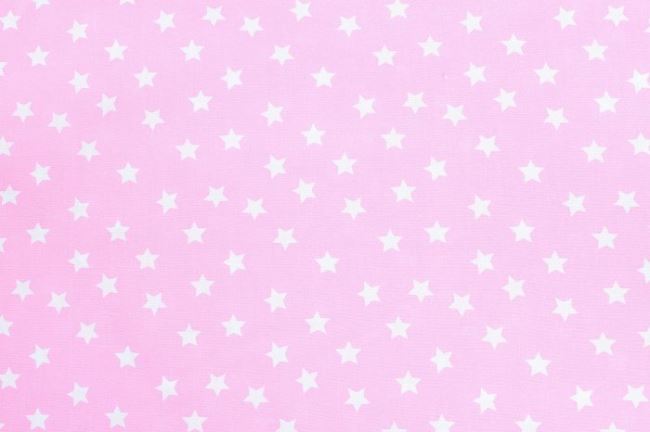 Bawełna różowa w gwiazdy 05571/011