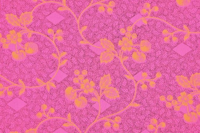 Amerykańska bawełna do patchworku różowa z kwiatami 199PYOPM/138