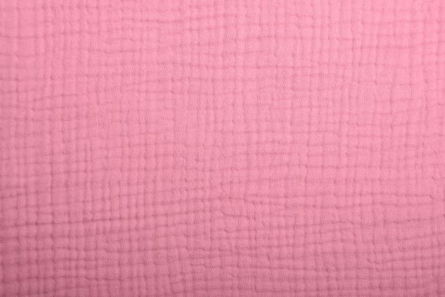 Muślin czterowarstwowy w kolorze różowym 186211
