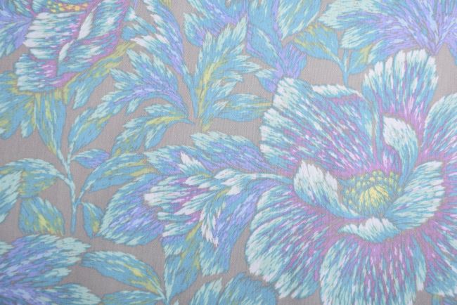 Amerykańska bawełna do patchworku z nadrukiem kwiatów 199PYOPM/141