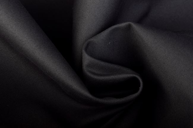 Twill bawełniany - Gabardyna w kolorze ciemnoszarym TI566
