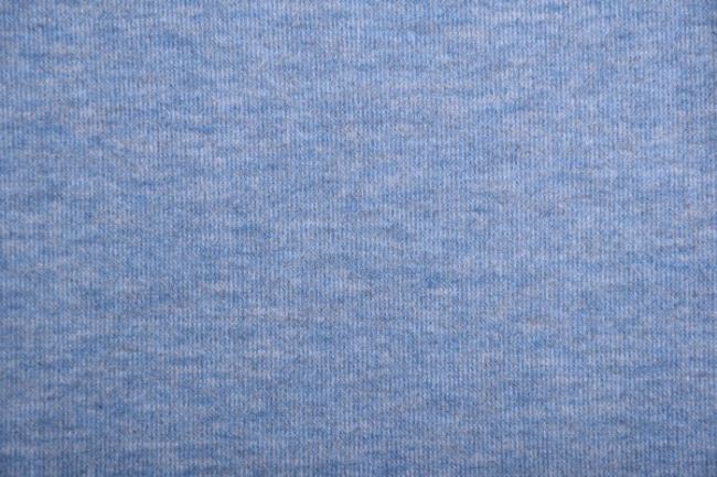 Dzianina swetrowa z bambusem w kolorze niebieskiego melanżu 0919/690