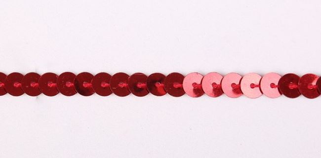 Tasiemka cekinowa w kolorze czerwonym I-TDO-C6-148