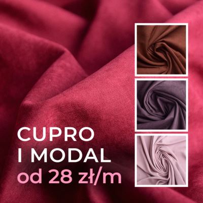 Cupro i modal materiały idealne na letnią odzież