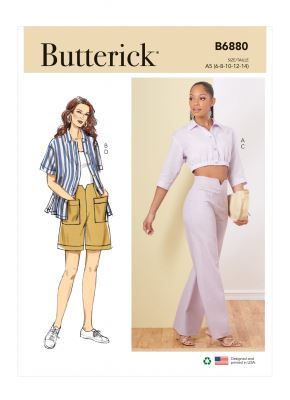 Wykrój Butterick na damską odzież w roz. 32-40 B6880-A5