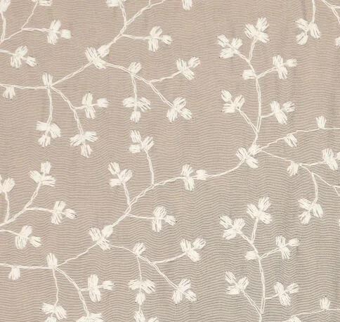 Tkanina bawełniana z wyszywanym wzorem kwiatów 19604/172