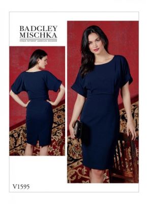 Wykrój Vogue na sukienkę damską w wielkości 40-48 V1595-E5