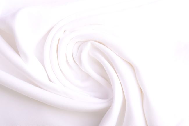 Tkanina wiskozowa w kolorze białym 200466/5003