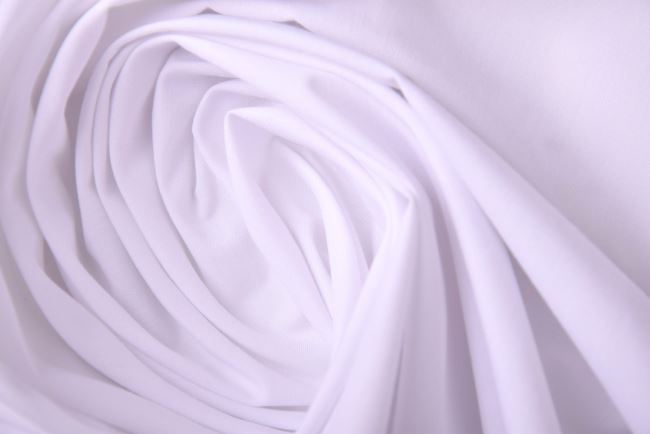 Miękka koszula popelinowa w kolorze białym DEC0082