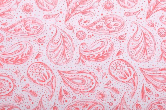 Amerykańska bawełna na patchwork z kolekcji Moda z ozdobnym wzorem 4862211