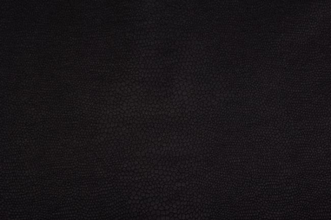 Tkanina elastyczna czarna o wyglądzie wężowej skóry 03222/069