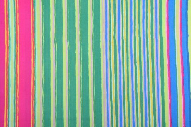 Amerykańska bawełna na patchwork z kolekcji Free Spirit w kolorowe paski PWGP163