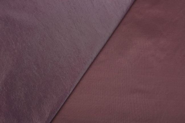 Taft dekoracyjny w kolorze brązowo-fioletowym 00621/060