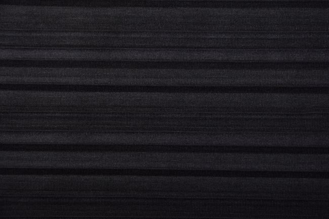 Dzianina plisowana w kolorze ciemnoszarym 16238/058